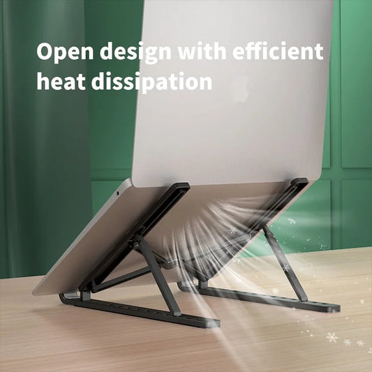 Foldable laptop stand