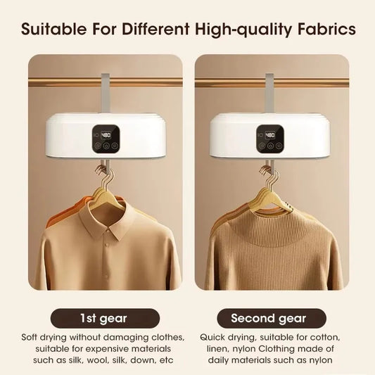 Smart portable clothes dryer